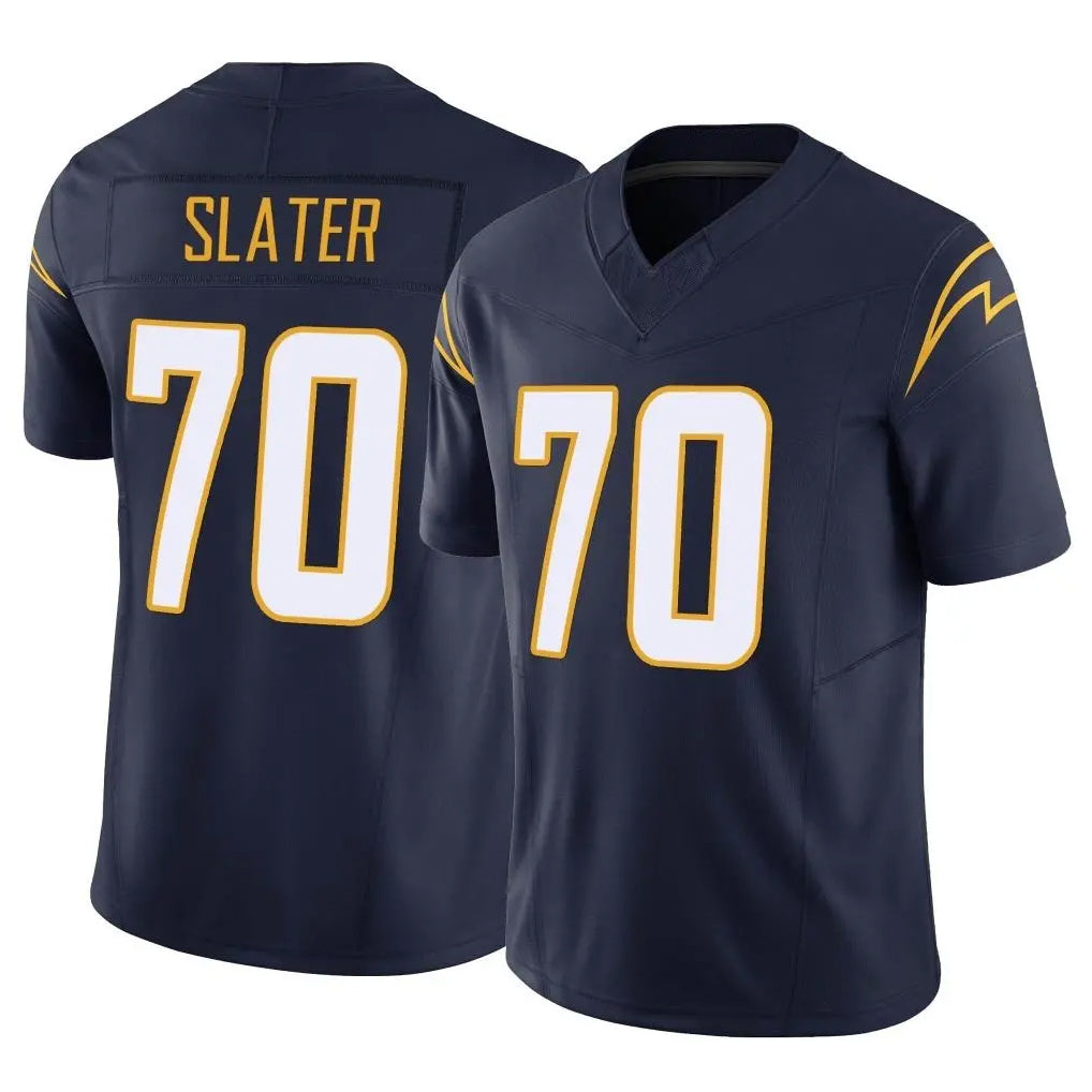 CAdoa LA.Chargers #70 Rashawn Slater Player Navy Limited Vapor F.U.S.E. Home Game Stitched Jerseys