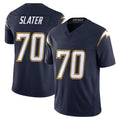 CAdoa LA.Chargers #70 Rashawn Slater Player Navy Vapor F.U.S.E. Limited Home Game Stitched Jerseys