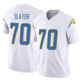 CAdoa LA.Chargers #70 Rashawn Slater Player White Limited Vapor F.U.S.E. Home Game Stitched Jerseys