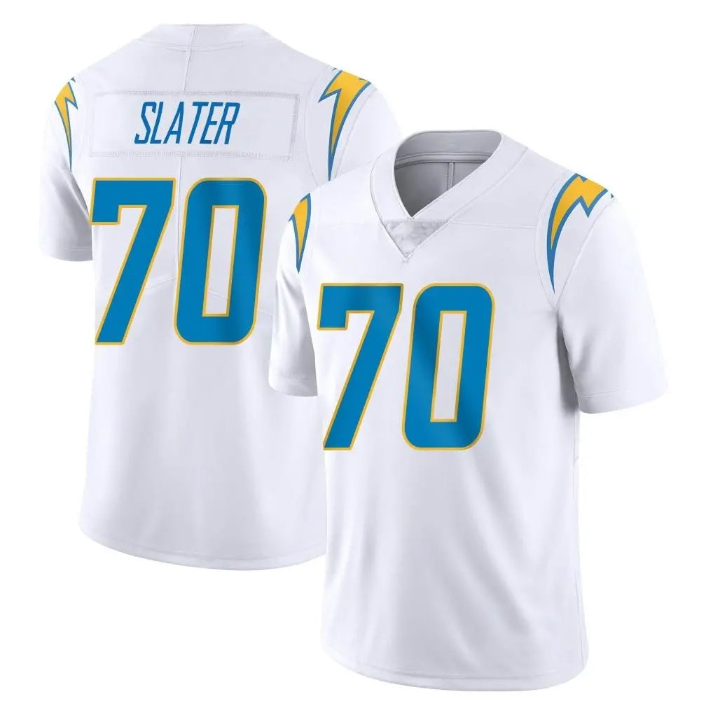 CAdoa LA.Chargers #70 Rashawn Slater Player White Limited Vapor Untouchable Home Game Stitched Jerseys