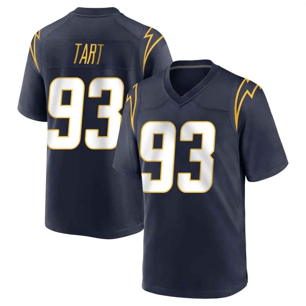 CAdoa LA.Chargers #93 Teair Tart Player Navy Home Game Stitched Jerseys