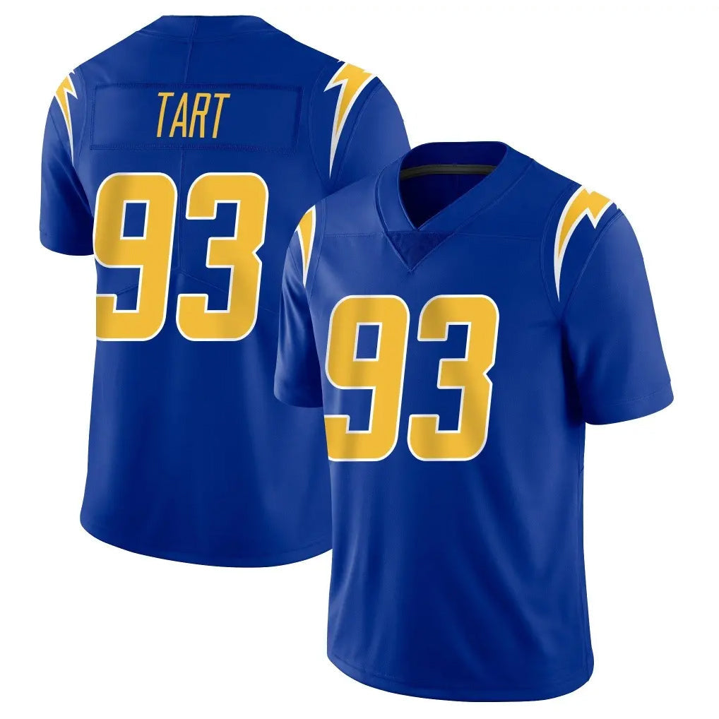 CAdoa LA.Chargers #93 Teair Tart Player Royal Limited Vapor Home Game Stitched Jerseys