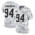 CAdoa LA.Chargers #94 Dalvin Tomlinson Player Arctic Camo Salute To Service Limited Game Stitched Jerseys