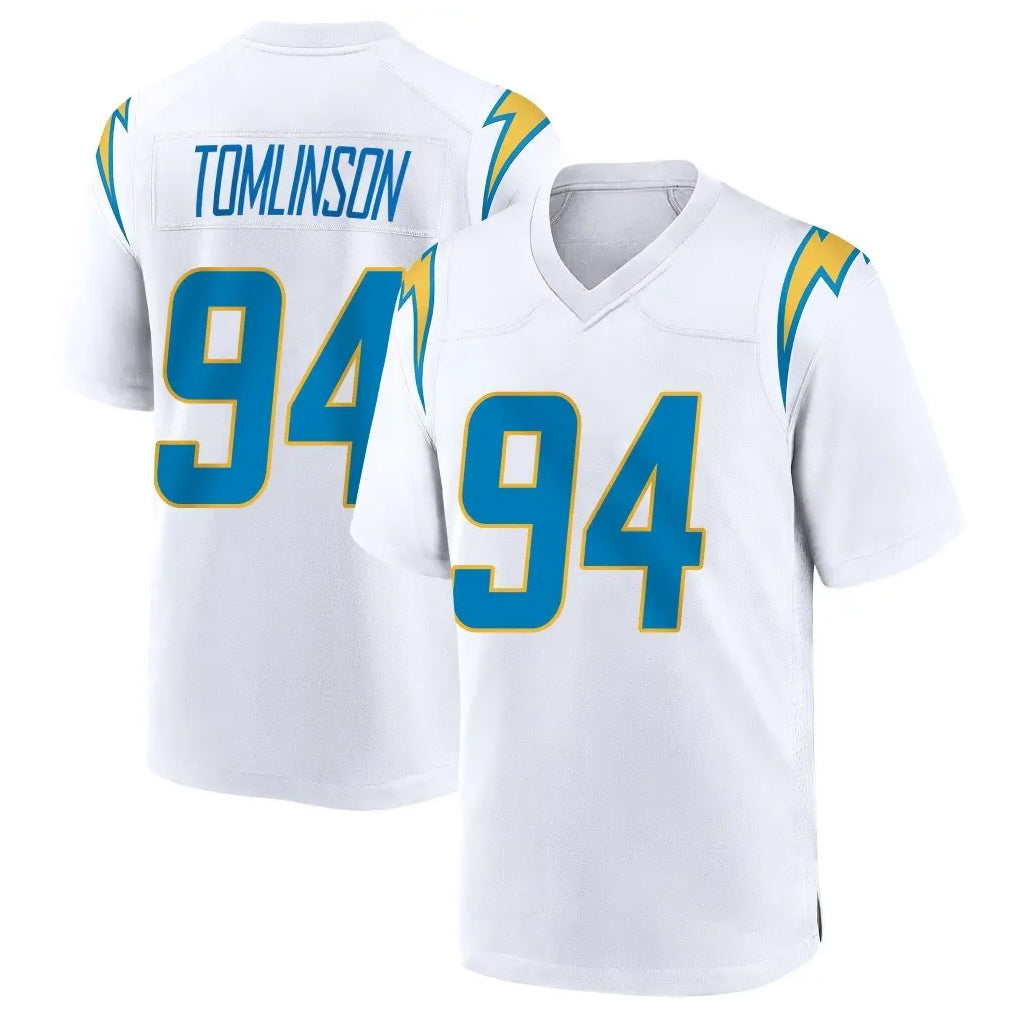 CAdoa LA.Chargers #94 Dalvin Tomlinson Player White Home Game Stitched Jerseys