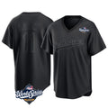 CAdoa LA.Dodgers #11 Roki Sasaki Player Black World Series Pitch Fashion T-shirt Stitched Jerseys