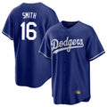 CAdoa LA.Dodgers #16 Will Smith Player Royal Game Stitched Jerseys