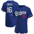 CAdoa LA.Dodgers #16 Will Smith Player Royal Limited Elite Home Stitched Jerseys