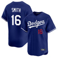 CAdoa LA.Dodgers #16 Will Smith Player Royal Limited Home Stitched Jerseys