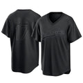 CAdoa LA.Dodgers #17 Shohei Ohtani Player Black Pitch Fashion T-shirt Stitched Jerseys
