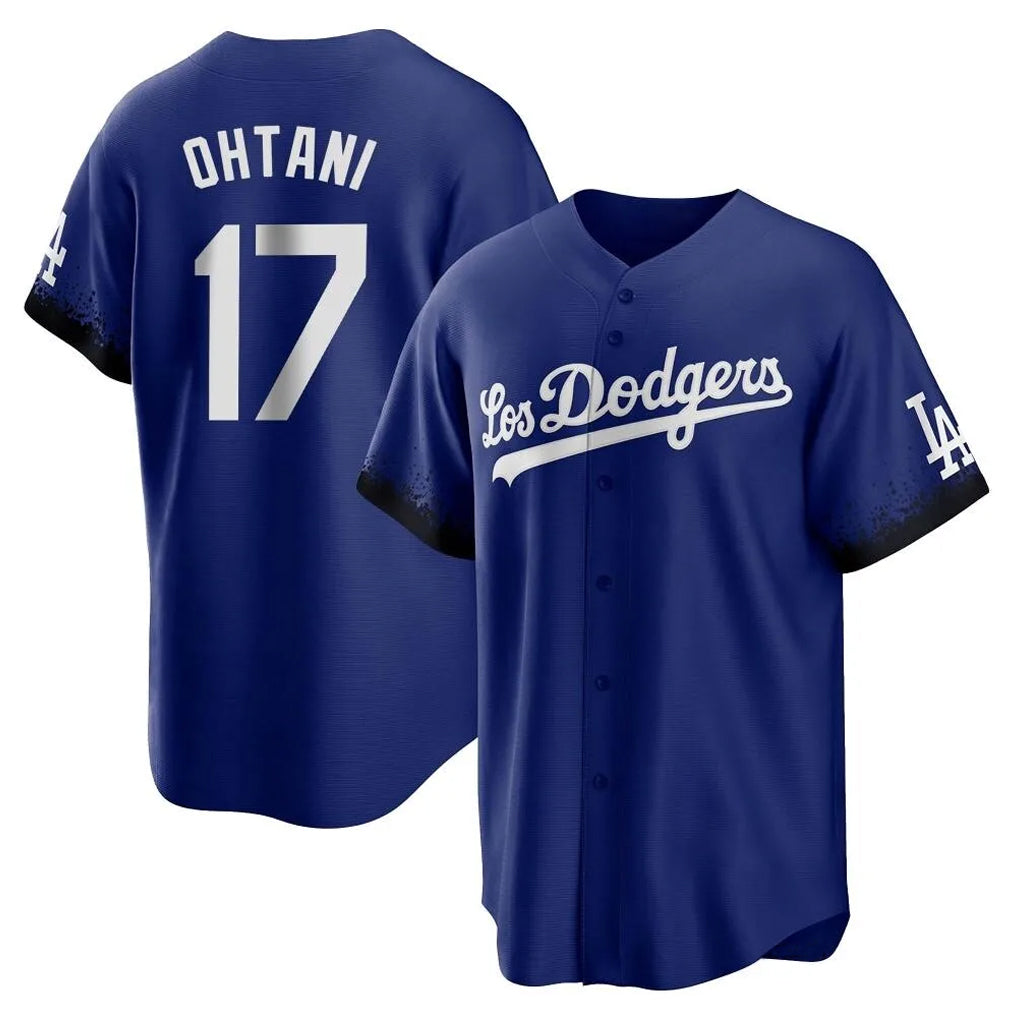 CAdoa LA.Dodgers #17 Shohei Ohtani Player Royal City Connect Home Game Stitched Jerseys
