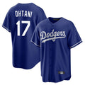 CAdoa LA.Dodgers #17 Shohei Ohtani Player Royal Home Game Stitched Jerseys