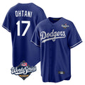 CAdoa LA.Dodgers #17 Shohei Ohtani Player Royal World Series Home Game Stitched Jerseys