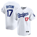 CAdoa LA.Dodgers #17 Shohei Ohtani Player White Limited Home Stitched Jerseys