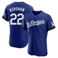 CAdoa LA.Dodgers #22 Clayton Kershaw Player Royal City Connect Elite Home Stitched Jerseys