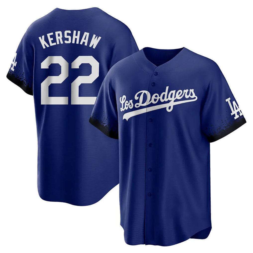 CAdoa LA.Dodgers #22 Clayton Kershaw Player Royal City Connect Home Game Stitched Jerseys