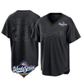 CAdoa LA.Dodgers #23 Kyle Tucker Player Black World Series Pitch Fashion T-shirt Stitched Jerseys