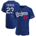 CAdoa LA.Dodgers #23 Kyle Tucker Player Royal Limited Elite Home Stitched Jerseys