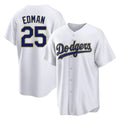 CAdoa LA.Dodgers #25 Tommy Edman Player Gold White 2026 Collection Stadium Game Stitched Jerseys