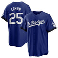 CAdoa LA.Dodgers #25 Tommy Edman Player Royal City Connect Home Game Stitched Jerseys