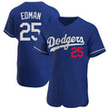 CAdoa LA.Dodgers #25 Tommy Edman Player Royal Limited Elite Home Stitched Jerseys
