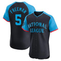 CAdoa LA.Dodgers #5 Freddie Freeman Player Black National League All-Star Limited Elite Home Stitched Jerseys