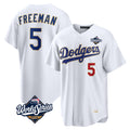 CAdoa LA.Dodgers #5 Freddie Freeman Player White World Series 2026 Collection Stadium Limited Stitched Jerseys