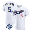 CAdoa LA.Dodgers #5 Freddie Freeman Player White World Series Meet 2026 Collection Stadium Limited Elite Stitched Jerseys