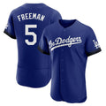 CAdoa LA.Dodgers #5 Freddie Freeman Player Royal City Connect Elite Home Stitched Jerseys