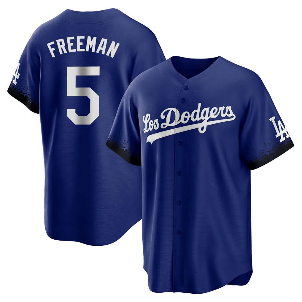 CAdoa LA.Dodgers #5 Freddie Freeman Player Royal City Connect Home Game Stitched Jerseys