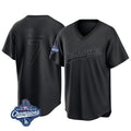 CAdoa LA.Dodgers #7 Blake Snell Player Black Pitch Fashion World Series Meet T-shirt Stitched Jerseys