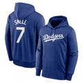 CAdoa LA.Dodgers #7 Blake Snell Player Blue Limited Hoodie Stitched Jerseys