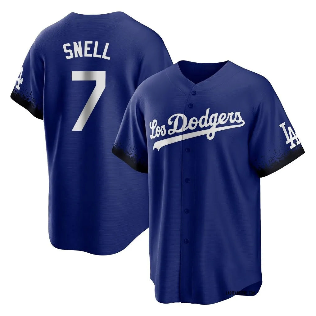 CAdoa LA.Dodgers #7 Blake Snell Player Royal City Connect Home Game Stitched Jerseys