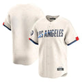 CAdoa LA.Dodgers Blank Player Cream City Connect Limited Home Stitched Jerseys