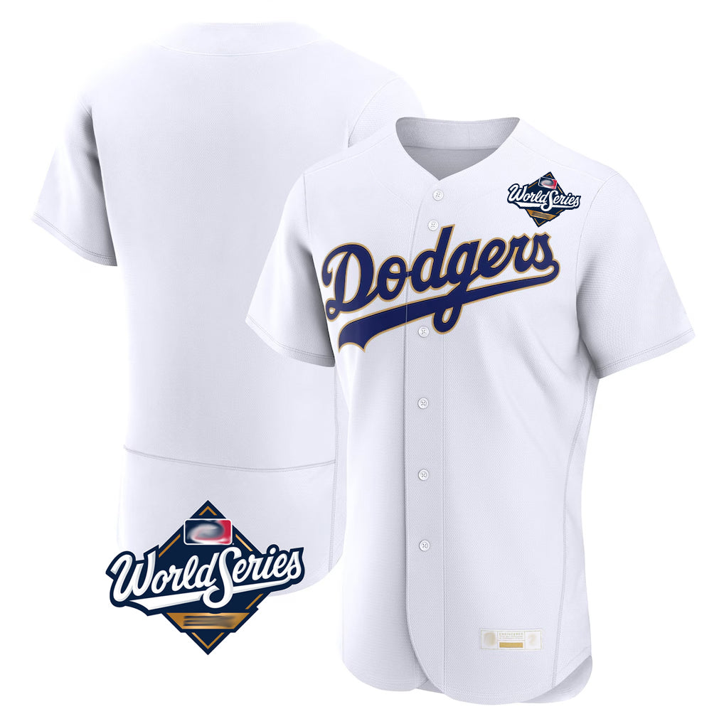 CAdoa LA.Dodgers Blank Player Gold White 2026 Collection Stadium Limited Elite World Series Stitched Jerseys