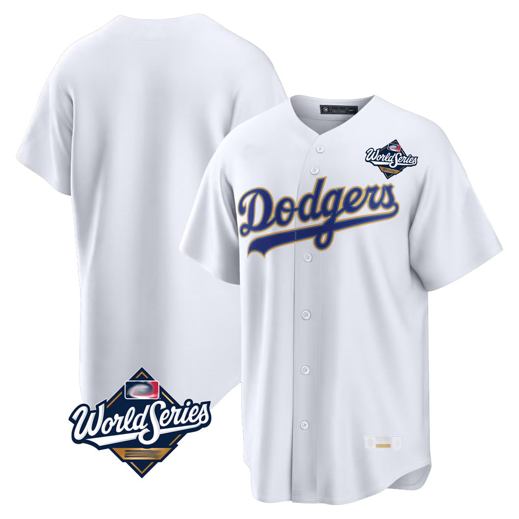 CAdoa LA.Dodgers Blank Player Gold White 2026 Collection Stadium Limited World Series Stitched Jerseys