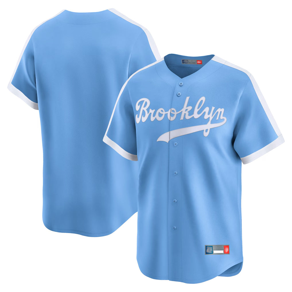 CAdoa LA.Dodgers Blank Player Light Blue Cooperstown Collection Limited Stitched Jerseys