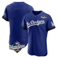 CAdoa LA.Dodgers Blank Player Royal City Connect Elite Home World Series Stitched Jerseys
