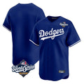CAdoa LA.Dodgers Blank Player Royal Limited Home World Series Stitched Jerseys