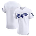 CAdoa LA.Dodgers Blank Player White Limited Elite Home Stitched Jerseys