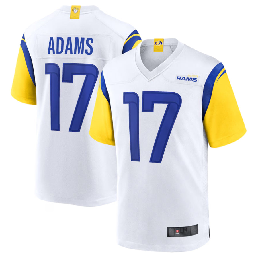 CAdoa LA.Rams #17 Davante Adams Player White Game Stitched Jerseys