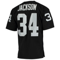 CAdoa LV.Raiders 1990 #34 Bo Jackson Mitchell & Ness Black Authentic Throwback Retired Player Stitched Puhic Jersey