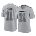 CAdoa LV.Raiders #11 Jeremy Chinn Player Gray Atmosphere Fashion Limited Game Stitched Jerseys