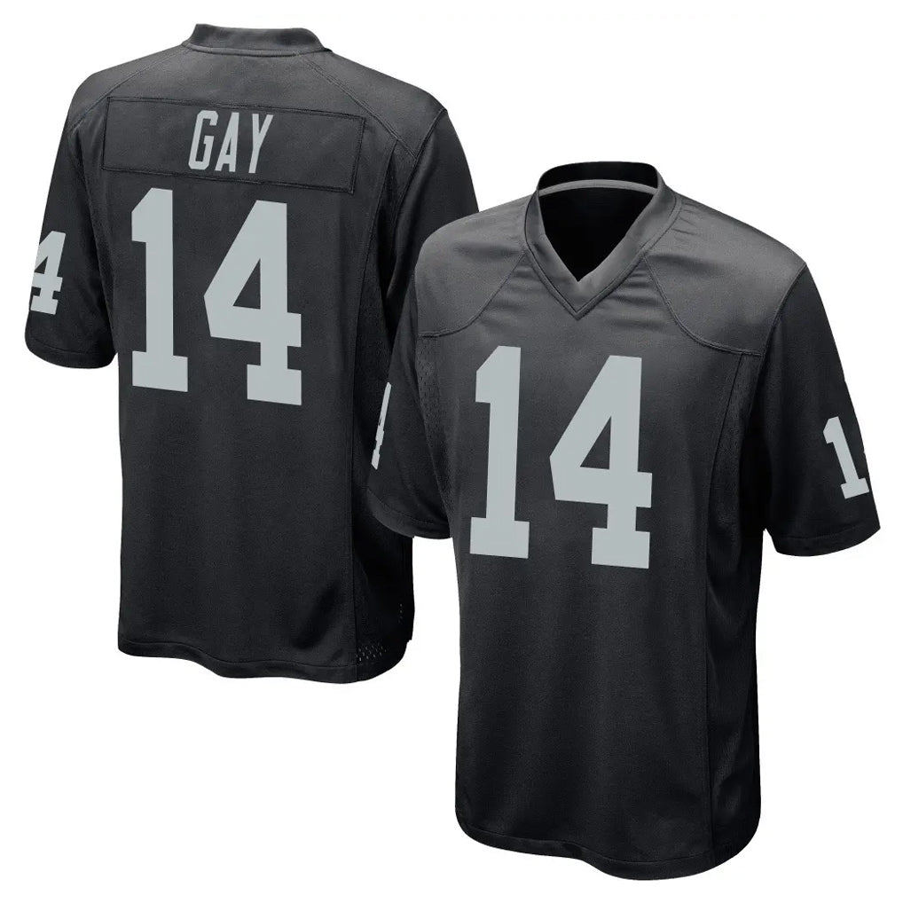 CAdoa LV.Raiders #14 Matt Gay Player Black Home Game Stitched Jerseys