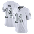 CAdoa LV.Raiders #14 Matt Gay Player White Limited Color Rush Home Game Stitched Jerseys