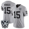CAdoa LV.Raiders #15 Fernando Mendoza Player Gray 2026 Vapor Limited Home Game Stitched Jerseys