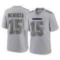 CAdoa LV.Raiders #15 Fernando Mendoza Player Gray Atmosphere Fashion Limited Game Stitched Jerseys