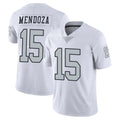 CAdoa LV.Raiders #15 Fernando Mendoza Player White Limited Color Rush Home Game Stitched Jerseys