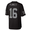 CAdoa LV.Raiders #16 Jim Plunkett Mitchell & Ness Black 1980 Legacy Replica Stitched Puhic Jersey