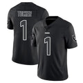 CAdoa LV.Raiders #1 Tre Tucker Player Black Limited Black Impact Home Game Stitched Jerseys