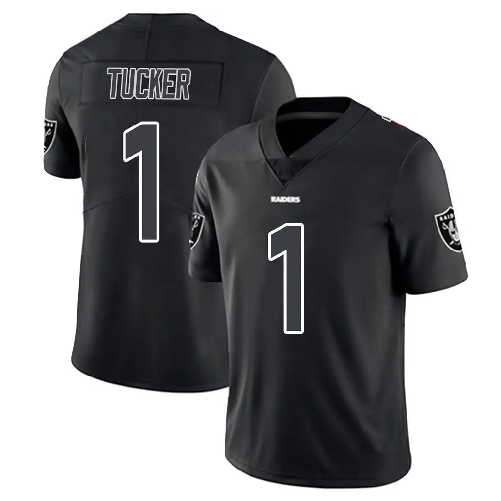 CAdoa LV.Raiders #1 Tre Tucker Player Black Limited Black Impact Home Game Stitched Jerseys